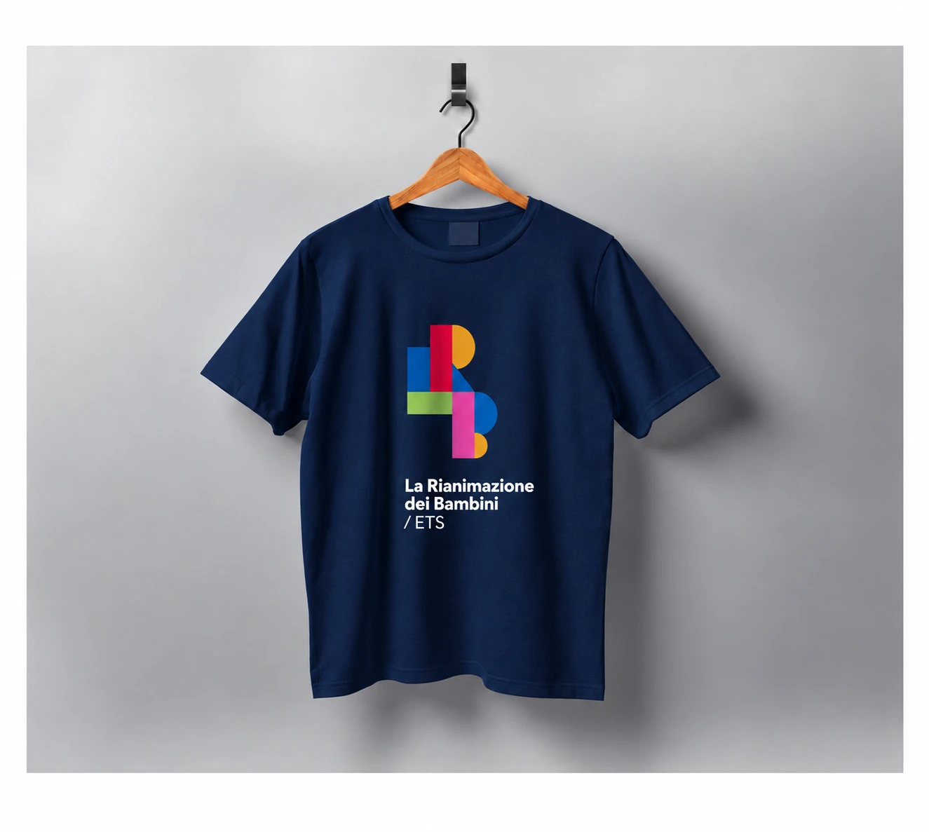 T-shirt blu La Rianimazione dei Bambini ETS